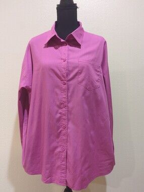 Cotton On Dad Shirt Women's Size Small Magenta Pink – NWT